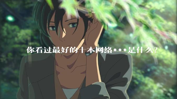 你看过最好的十本网络***是什么？